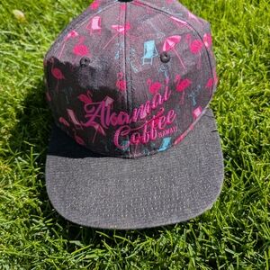 Flamingo Hat - Black and Pink